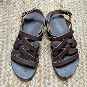 Olukai Awe Awe Leather Sandles